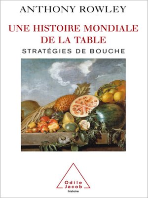 cover image of Une histoire mondiale de la table
